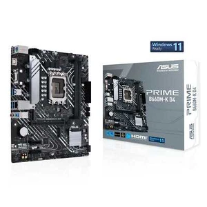 ASUS PRIME B660M-K D4 Gaming Mainboard Sockel Intel LGA 1700 - Bild 1 von 6