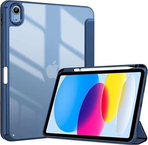 ProCase für iPad 10. Generation Hülle mit Stifthalter 2022 10,9 Zoll, Navy - Bild 1 von 9