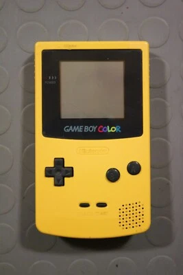 Nintendo Gameboy Color Jaune CGB-001 Vintage 1998 Retroconsole Retrogaming - Photo 1/4