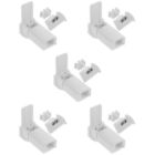  5 Set White Plastic Pleated Blind Accessories Stem Parts Replacement