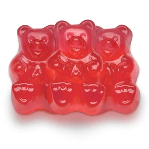 Albanese Fresh Strawberry Gummi Bears Gummy Candy Choose Size! Free Ship! - Picture 1 of 4