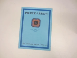 Original Antique 1928 PIERCE-ARROW Complete Line SERIES 81 Dealer Sales Brochure - Picture 1 of 8