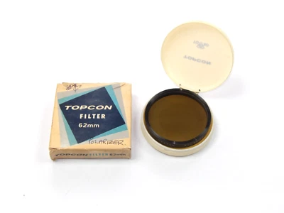Topcon 62mm polarizing filter (boxed) - Image 1 of 2