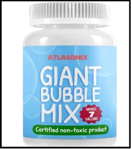 Solución de burbujas gigantes Atlasonix 7 galones - recarga de burbujas, mezcla de burbujas gigantes para - Imagen 1 de 5