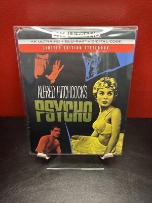Psycho SteelBook (4K UHD+Bluray+Digital+Sleeve) Sealed OOP RARE **MINT** Foto 1 de 4