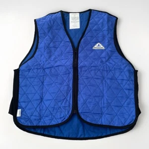 Polar Products Hyperkewl Men's Sz Large Evaporative Cooling Vest Blue - Picture 1 of 4