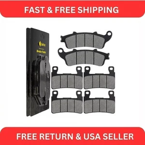 Caltric Front and Rear Brake Pads for Honda GL1800C Valkyrie 1800 2014-2015 - Picture 1 of 8