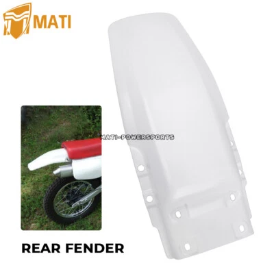 Guarda-lamas traseiro branco para Honda XR80R XR100R XR80 R XR100 R 1985 1986-2000 - Imagem 1 de 4