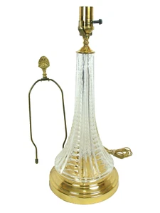 Vintage Waterford Berkshire Crystal Cur Lamp - Picture 1 of 8