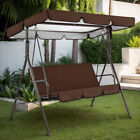 Swing Canopy Replacement Waterproof Garden Swing Seat Replacement Canopy (Coffee
