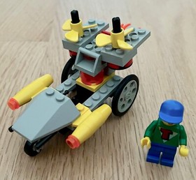 Complete 1996 Lego Time Cruisers Twisters Rocket Racer Set #6491