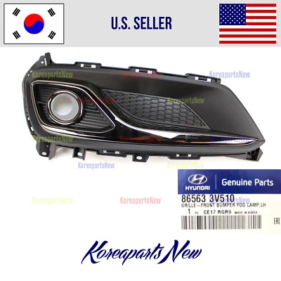 Front Bumper Grille Grill-Outer Grille Left 865633V510 HYUNDAI AZERA 2015-2017 - Изображение 1 из 2