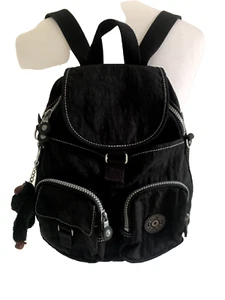 KIPLING RUCKSACK KONVERTIERBARE SCHULTERTASCHE SCHWARZ AFFE CHARM SCHLÜSSELRING ORGANISATOR - Bild 1 von 24