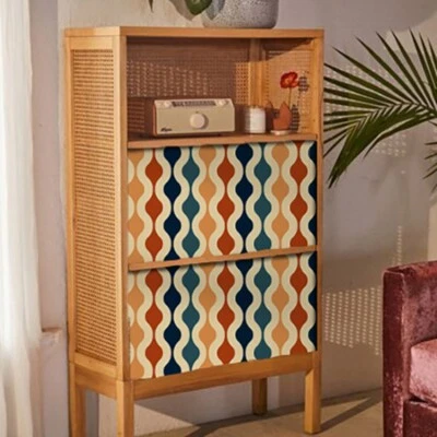 150*45cm Retro Modern Self-adhesive Wallpaper Dormitory Bedroom Stickers Decors - Image 1 of 4