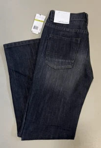 Calvin Klein Black Wash Slim Fit Straight Leg Rebel Boys Denim Jeans size 14 NEW - Picture 1 of 13