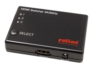 Conmutador HDMI ROLINE 4K2K 3 puertos - Imagen 1 de 2