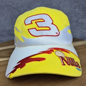 Gorra Nascar de colección con correa trasera amarilla blanca Dale Earnhardt Jr #3 Nilla Wafers - Imagen 1 de 13