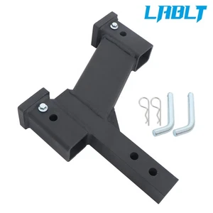 LABLT Trailer Dual Hitch Extender Fit For 2 In Receiver With 2 & 10 In Rise/Drop - Picture 1 of 24