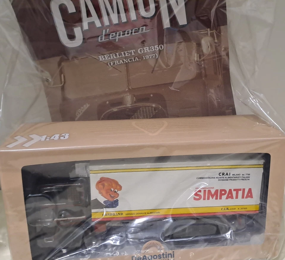 BERLIET GR250 COLLEZIONE CAMION D'EPOCA DE AGOSTINI 1/43 - Immagine 1 di 1