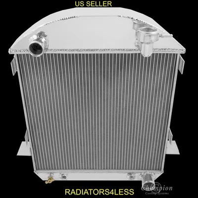 RADIADOR DE ALUMINIO CHAMPION 3 FILAS 1917-1927 FORD MODELO T CANASTILLA MOTOR CHEVY GM  Foto 1 de 3