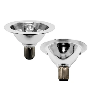 AR70 LED Bulb 3W BA15d 12V AC/DC 6000K 30W Halogen Replacement Spotlight 2-Pack - Picture 1 of 7