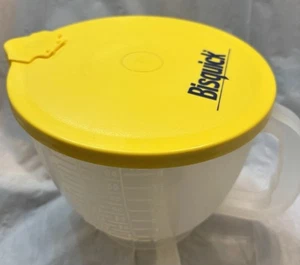 Vintage 70er/80er Jahre Tupperware Bisquick Messbecher mit Deckel 8 Tassen Mix-N-Store - Bild 1 von 5