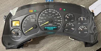 Cuadro de instrumentos Silverado Sierra Tahoe Yukon 1999-2002 tablero suburbano Foto 1 de 4