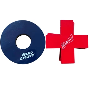 Budweiser Bud Light Tic Tac Toe große Spielfiguren - Bild 1 von 7