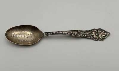 Cuchara de recuerdo vintage de plata esterlina Denver Colorado SSMC  Foto 1 de 4