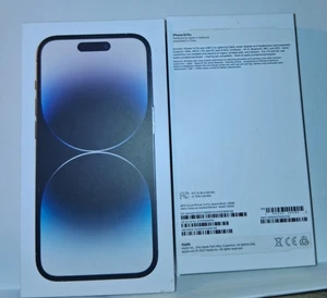 Apple A2650 iPhone 14 Pro Noir sidéral 128 Go, boîte vide - Photo 1 sur 2