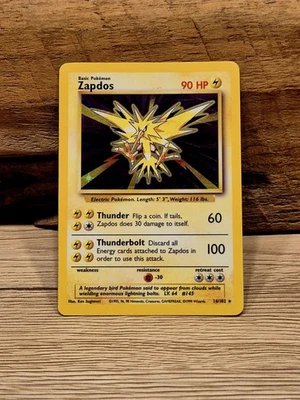 🇬🇧 Zapdos Holo - 16/102 Base Set - Good - Pokemon  - Bild 1 von 3