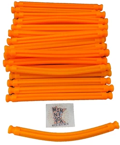(25) K’NEX / Knex Orange Flexi Rods 3‑7/16” (86mm) – Standard Parts - Picture 1 of 2