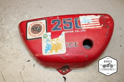 Suzuki TS250 1974 Savage cubierta lateral izquierda panel cubierta carenado 0843. ACJ Foto 1 de 4