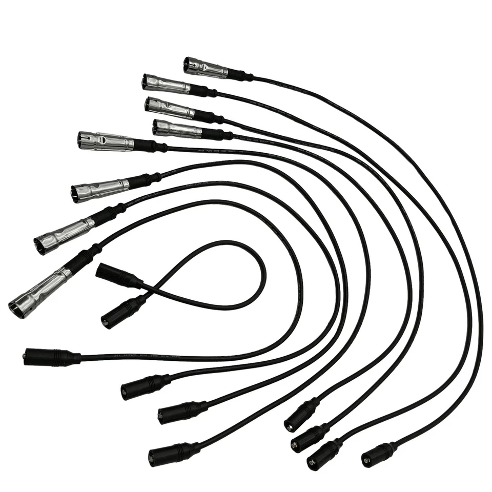 Spark Plug Wire Set Fits 1977-1998 Rolls-Royce Silver Spur Silver Spirit Camargu - Image 1 of 4