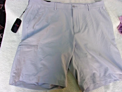 Pantalones cortos de golf Greg Norman Performance elásticos nuevos con etiquetas, para hombre 38, $60, gris, 9 pulgadas ins. Foto 1 de 4