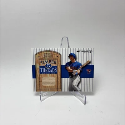 2004 Donruss Timber & Threads Josh Phelps 比赛使用蝙蝠 多伦多蓝鸟队 TT-27 — 第 1/2 张图片