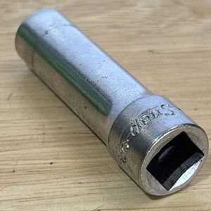Snap On 3/8" Deep Socket 3/8" Drive 12 Point FVS121 Vtg USA - Picture 1 of 7