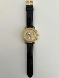 Joe Rodeo Watch Diamond Chronograph Stainless Steel Water Resistant 45mm - Picture 1 of 6