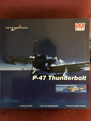 Hobby Master HA8401 P-47D Thunderbolt Gabreski “42-26418” 1:48 Piloto Falta Foto 1 de 2