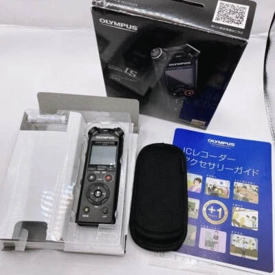 OLYMPUS LS-P2 BLK Linear PCM Recorder 8GB Hi-resolution 3Mic Soft Case Audio Pro - Image 1 of 4