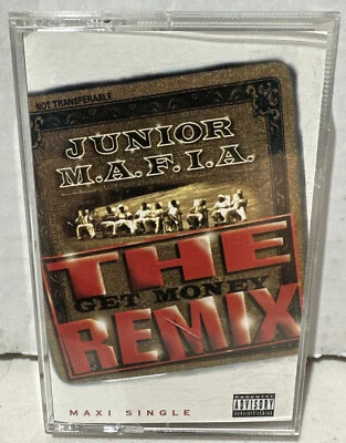 JUNIOR M.A.F.I.A. GET MONEY THE REMIX Cassette Maxi Single NOTORIOUS B.I.G. - Image 1 of 4