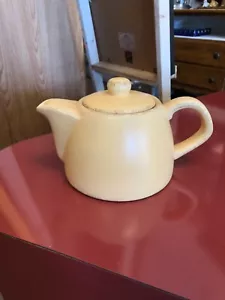 Steinzeug Keramik gelb Teekanne von Designpac Inc - Bild 1 von 9