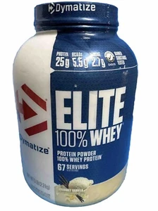 Dymatize Elite 100% 5LB Whey Protein 25g per Serving 67 Servings Gourmet Vanilla - Picture 1 of 3