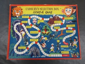 Vintage Cadburys chocolate selection box jungle game - Picture 1 of 8