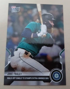 2021 Topps Now JAKE FRALEY - Walk-Off Single to Stamps Extra-Innings -Perth Heat - Foto 1 di 2
