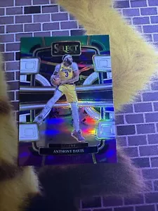 Tarjeta Prizm #20 Anthony Davis 2023-24 Select Baloncesto Verde Blanco Púrpura - Imagen 1 de 2