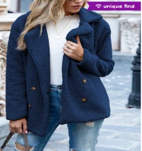 Camisa Navy Plush Pea coat size XXL - Picture 1 of 1