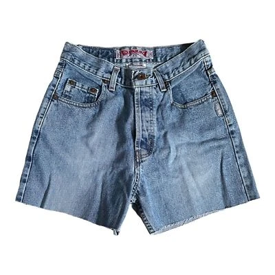 Pantalones Cortos Plateados Azul 100% Algodón Clásicos Corte Talla 27 Foto 1 de 4