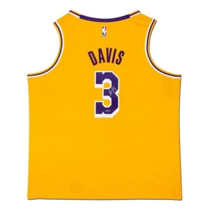 Anthony Davis Signed Autographed Nike Swingman Jersey Lakers Gold Home UDA - Picture 1 of 6