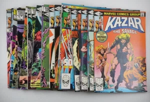 Lote de 25 cómics Ka-Zar Marvel 1981 #1-11 13-21 24 25 27-29 Bruce Jones Edad de Bronce - Imagen 1 de 19